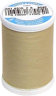 Coats Thread & Zippers Dual Duty XP General Purpose Thread, 250-Yard, Beige