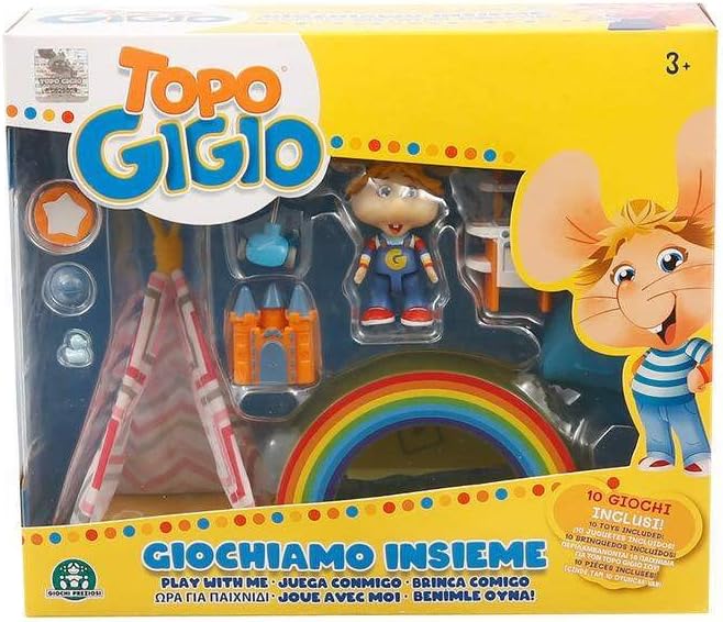 Topo Gigio Ensieme - with Accessories for Playing with Mickey Gigio with Mini Character Topo Gigio Included - TPG53000