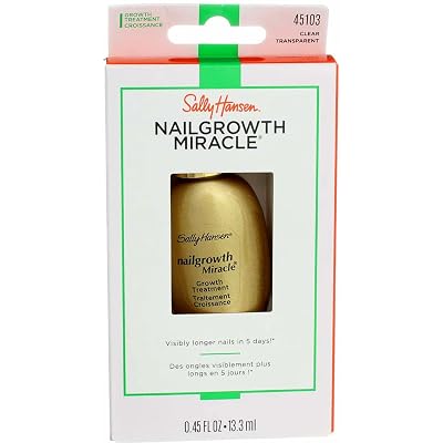 Sally Hansen Nail Growth Miracle Treatment 0.45 Ounce 13.3ml Pack of 3