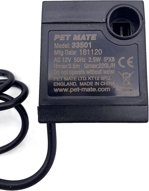 Cat Mate Replacement Pump for Pet Drinking Fountains (354)