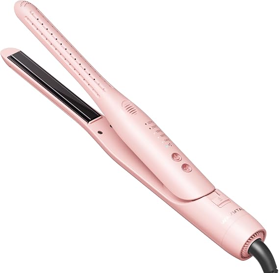 Wavytalk Mini Hair Iron, 2-Way, Straight & Curly, 0.6 inches 16.5 mm, Cool Air, Lightweight Design, 360° Cold Air Hold, 5-Level Temperature Adjustment, International Use, Burns & Damage Prevention | クールエア搭載で冷風ホールド 軽量 5段階温度調節 前髪・短髪も簡単 初心者向け