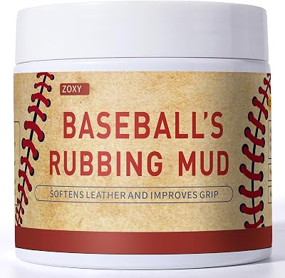 ZOXY Baseball Rubbing Mud Break-in, Enhanced Grip & Reduce Shine, Baseball Mud for Leather Game Balls