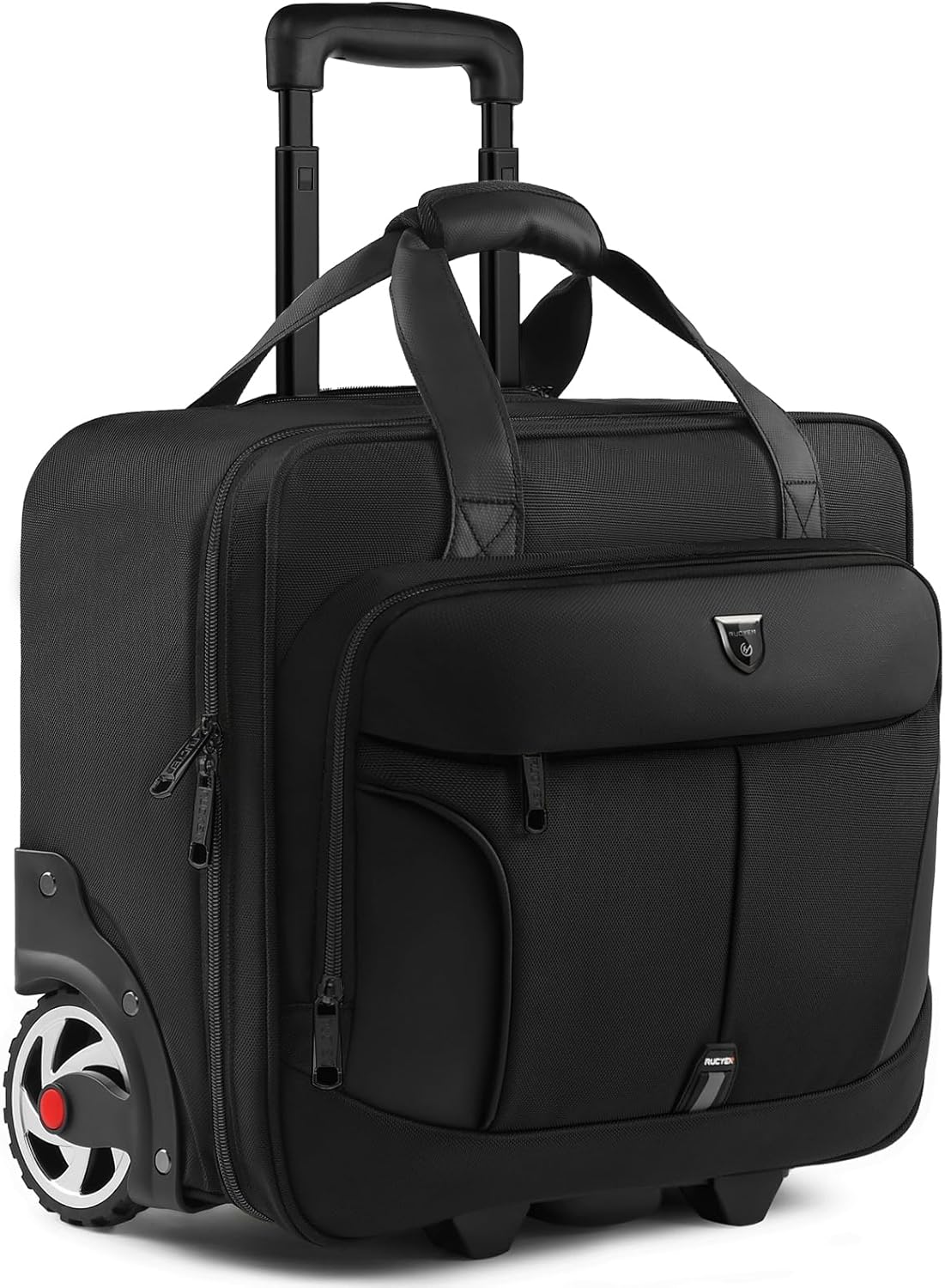 RUCYEN Rolling Laptop Bag,Rolling Briefcase for Men & Women,Laptop Briefcase on Wheels,Carry On Bag for Business Travel