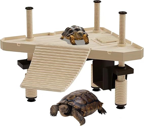 Turtle basking Platform for Aquatic Turtles, Floating Dock(Size:M)