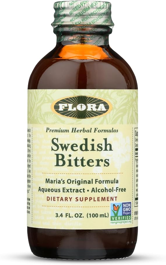 FloraHealth Swedish Bitters, Maria's Original Formula, 8.5 fl. oz. Glass