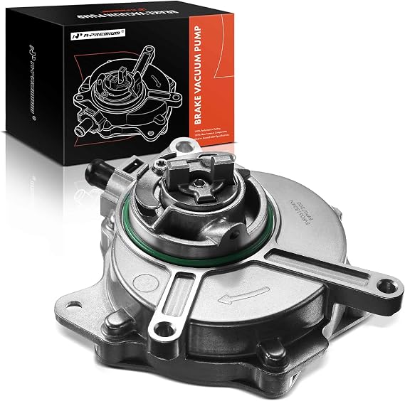 A-Premium Brake Vacuum Pump Compatible with Volkswagen & Audi | for Volkswagen Jetta/Passat 2006-2008, Golf R 2012, Eos 2008-2009, GTI 2007-2008 & Audi A4 2005-2009, A4 Quattro 2006-2009