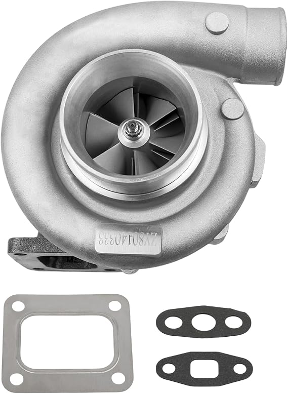 Universal T76 T4 Turbo Charger A/R.96 Com A/R.80 V Band 600-1000HP, T04Z Oil Cooled V8 Turbocharger for Above 3.5L Engines