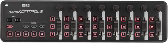 KORG nanoKEY2 USB MIDI Keyboard with 25 Keys Black