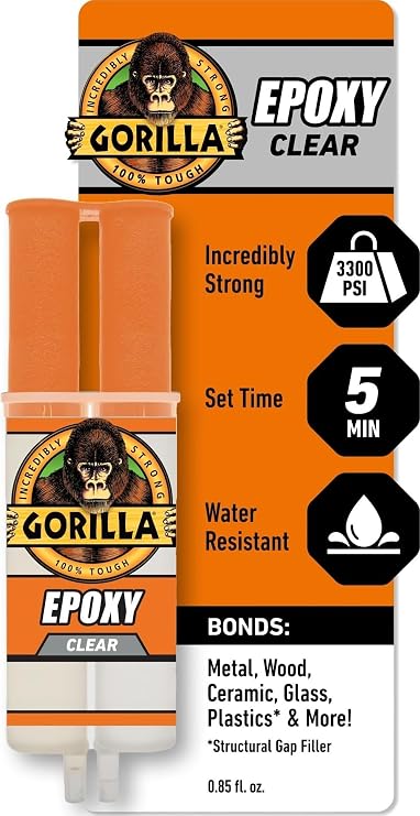 Gorilla Epoxy Tough and Clear Glue 25 ml