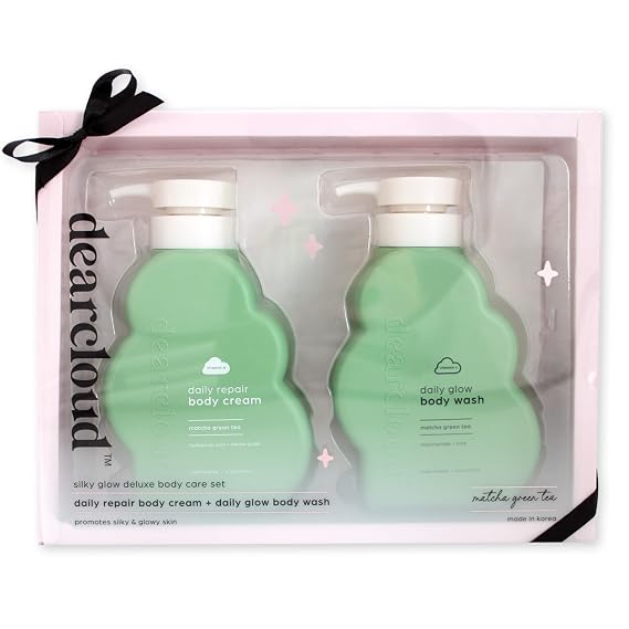 dearcloud Body Care Gift Set Body Lotion + Body Wash (Matcha)