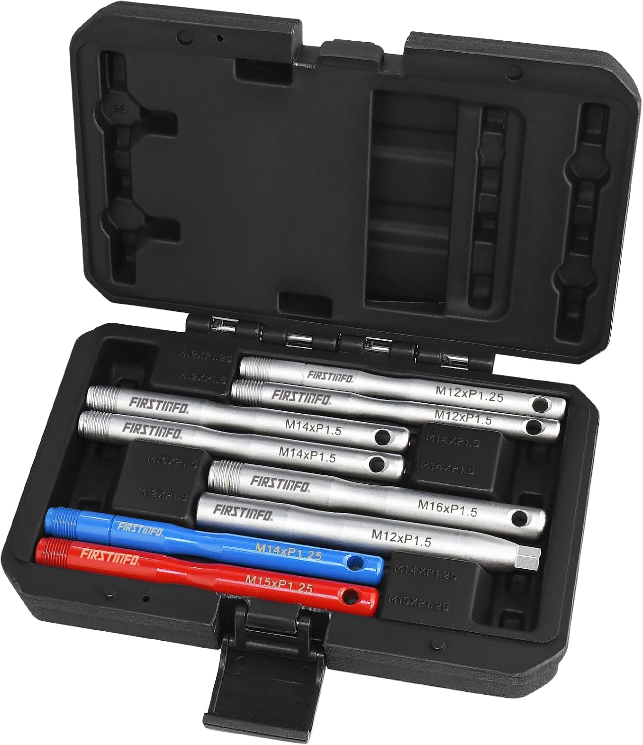 FIRSTINFO F3924N Wheel Hanger Pin Set-8 Piece, Wheel Stud Alignment Guide Tool, for Changing Tires on Cars with Lug Bolts