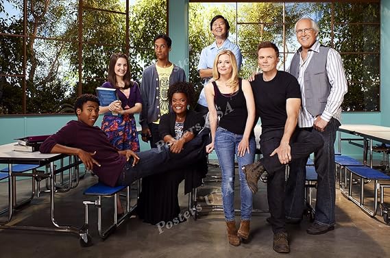Posters USA Community TV Series Show Poster GLOSSY FINISH - TVS188 (24" x 36" (61cm x 91.5cm))
