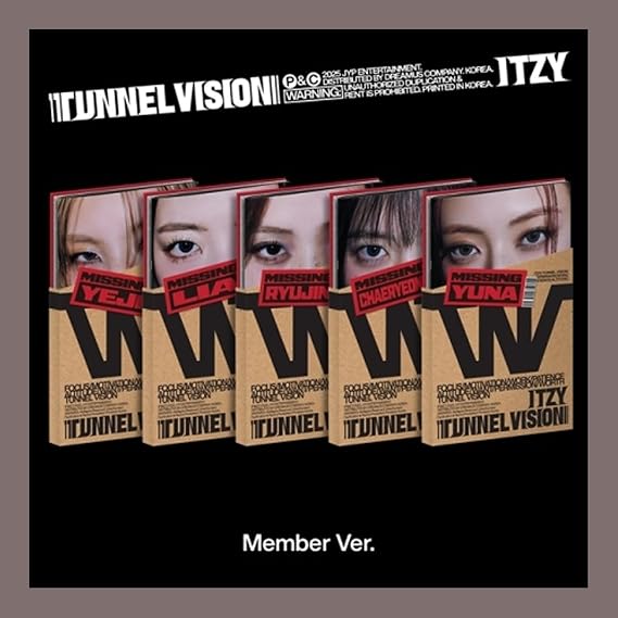 ITZY Tunnel Vision 11th Mini Album (Member - RYUJIN Ver.)