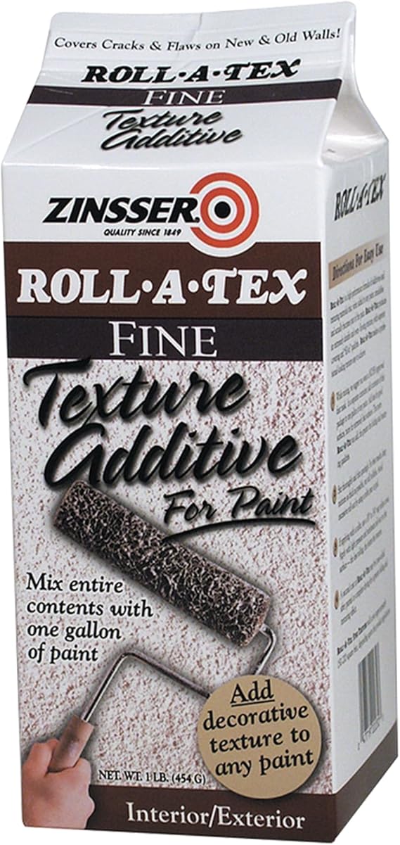 Zinsser Roll-A-Tex Texture Additive, Fine, 1 Pound, 1 Pack