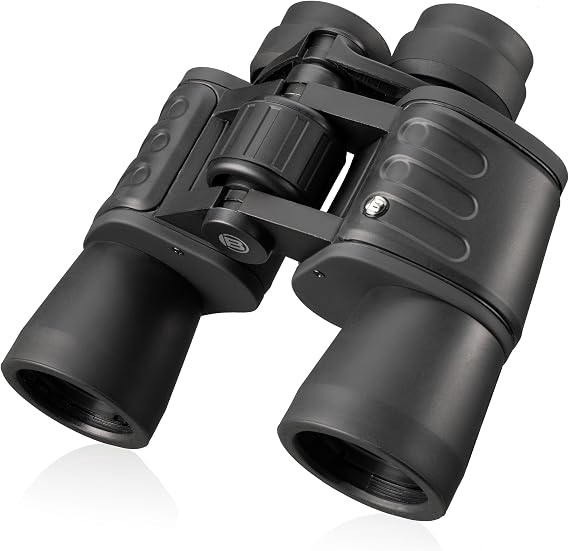 Bresser binoculars1151050 Hunter 10 x 50 8x magnification 682 g light suitable for people who wear glasses blue full coating BK7 glass 133 m field of view