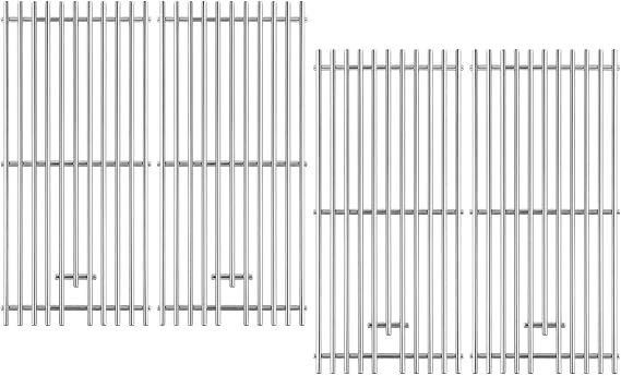 RJC008P RJC32A Grates Grill Replacement Parts for RCS Grill Parts 32 Premier RJC32AL Cooking Grid Blaze 4 Burner BLZ-4LTE2-NG BLZ-4LTE2-LP BLZ-4LTE2MG-LP BLZ-32-034 Summerset Sizzler Grill Grates