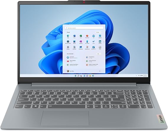 Lenovo IdeaPad Slim 3 | 15 inch Full HD Laptop | Intel Core i3-N305 | 8GB RAM | 128GB UFS | Windows 11 Home in S mode | Arctic Grey