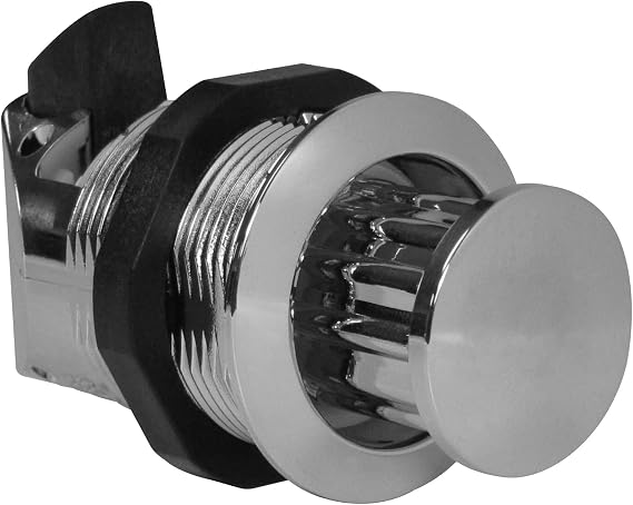 Southco Twist to Open Chrome Push Button Latch