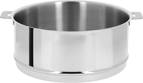 Cristel Strate ECV26QL Deep Steamer, 6.5 quart, Silver