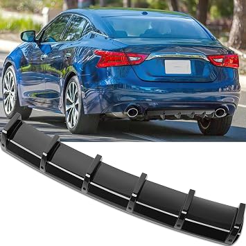 DREAMOTOR 36" Universal Rear Diffuser, Car Rear Bumper Lip Shark Fin Compatible with Cadillac Escalade Ford Explorer Mustang Edge Honda Chevrolet Mazda 3 Acura TL TLX Toyota Nissan Maxima