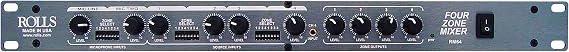Rolls RM64 Four Zone Mixer,Black