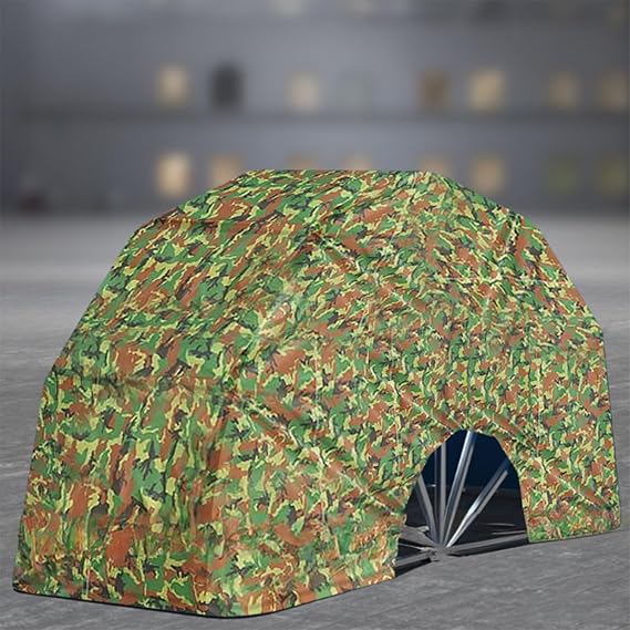 Motorcycle Folding Garage, Outdoor Fully Automatic Folding Mobile Car Shed for Motorcycles, Easy To Install and Store