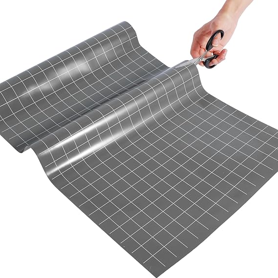 40x160cm Silicone Baking Mat Roll, Non-Stick Oven Liner, Air Fryer Liner, Heat Resistant Baking Sheet, Countertop Protector Mat for Most Ovens and Cookers (Grey)