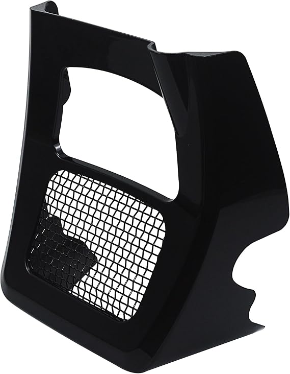 Motorcycle Inside Cover Fairing Panel Motorcycle Fairing Front Spoilers Radiator Chin Cover For Road King For Electra Street Glide FLHR FLTRX 17-2024 Glossy Black
