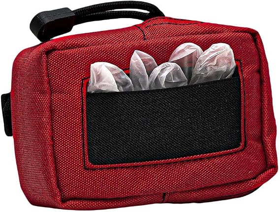 NcSTAR VISM PPE Glove Pouch (Red) (CVPPE3036R)