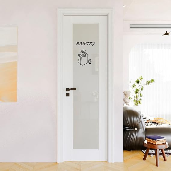18x80 Interior Door Slab,1-Lite Frosted Glass Doors,Pantry Door,Room Doors