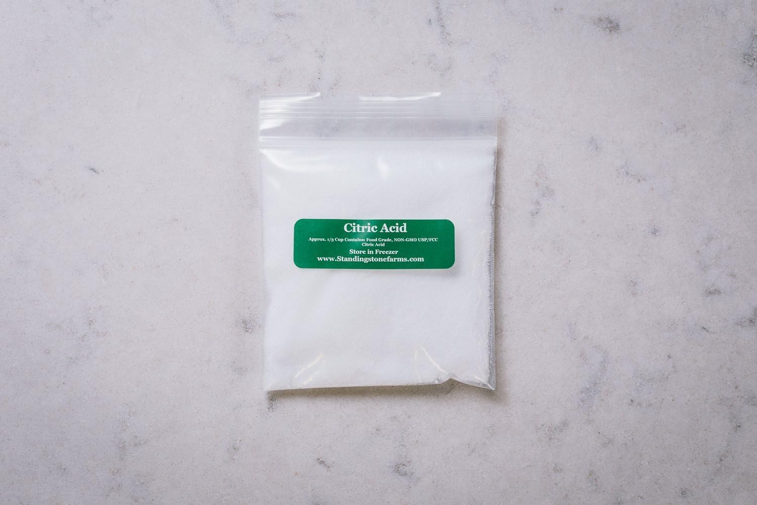 Organic Cheese Making Citric Acid - Very Fine Granular, Non-GMO