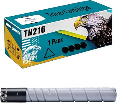 TN216 Toner Cartridge Compatible for Konica Minolta bizhub C220 bizhub C280 bizhub C360 Printers, High Production Replacement (Black)