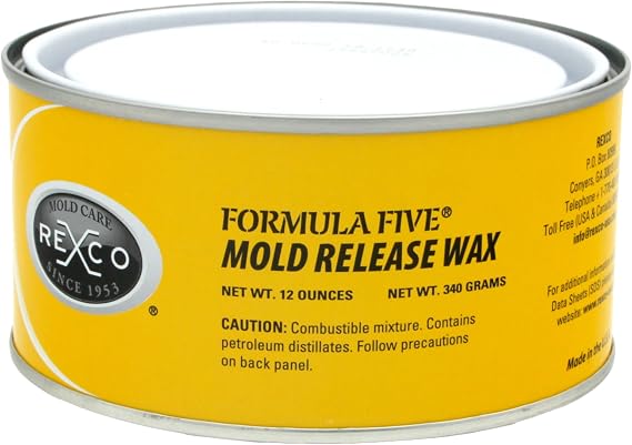 Formula Five Mold Release Wax. 12 oz Can, by REXCO