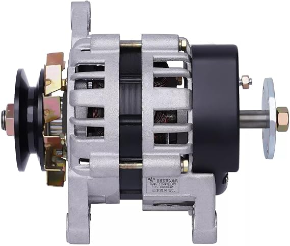1500W Hand Crank Generator - Brushless Permanent Magnet, Pure Copper Coil, Gearbox Design, 110V/220V Output, Emergency Power Supply for Home & Outdoor Use