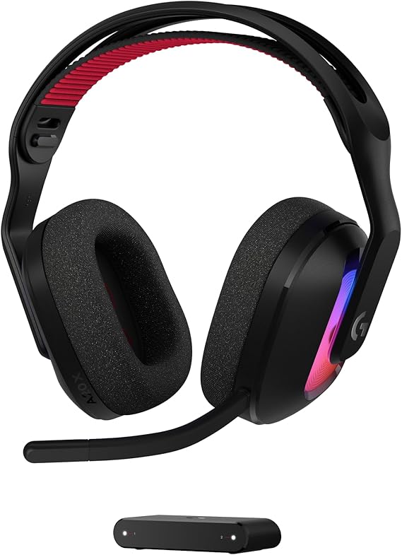 Logitech G Astro A20 X Lightspeed Wireless Gaming Headset for PS5, Xbox, Nintendo Switch/2, PC with 2-system PLAYSYNC Audio, Bluetooth, LIGHTSYNC RGB, and 48 kHz Boom Mic - Black