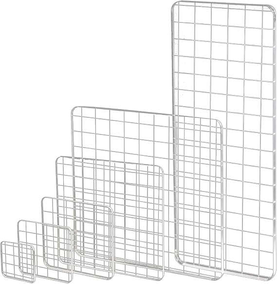 6PCS Acrylic Stamping Blocks,Clear Stamp Blocks with Grid Lines