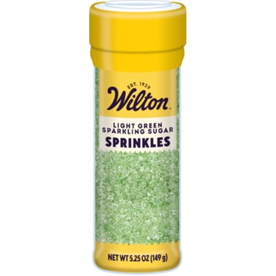 Wilton Sparkling Sugar Decorating Sprinkles, 5.25 oz., Light Green