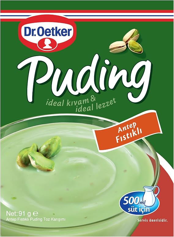 Dr. Oetker Puding Antep Fıstıklı 91 gr