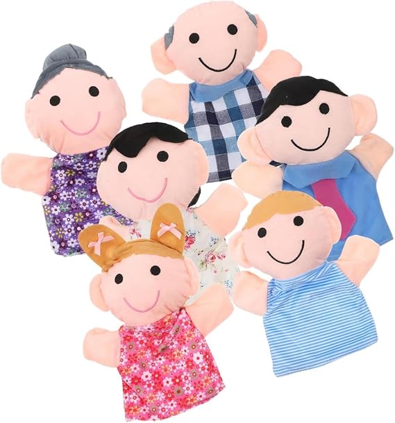 Kids Hand Puppets Stuffed Animal Toys Role-play Figure Soft Cute