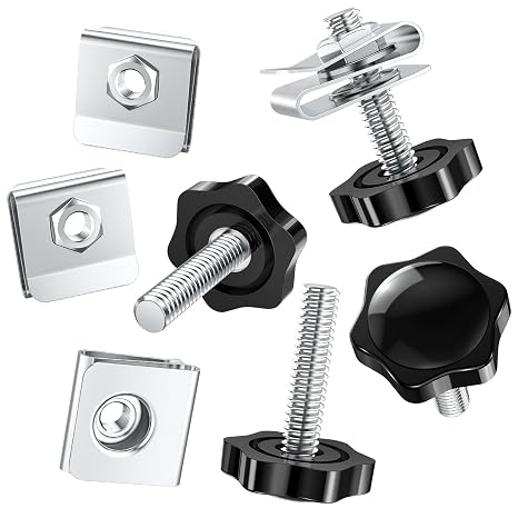 Amazicha Saddlebag Locks Theft Deterrent Saddle Bag Mounting Screw Bolt Black Fit for Harley Davidson Touring Street Glide,Electra Glide, Road Glide, Road King 1988-2024