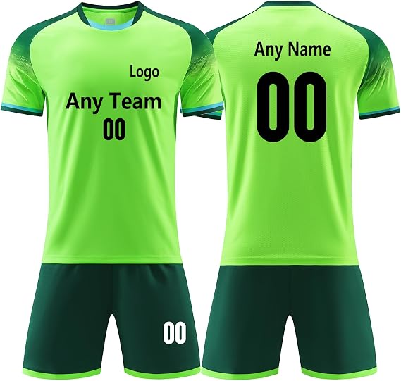Customized soccer jerseys Mens Adults Kids Football Kits Sports Clothing Sets Uniform Training Kit Sportswear