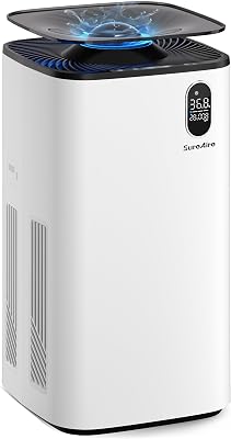 Air Humidifiers and Purifier for Bedroom - 6L Humidifier Air Purifier for Large Room, Effortless Refilling and Cleaning, Ultra-Quiet for a Peaceful Environment in Home and Office