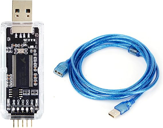 nanoDLA Logic Analyzer ARM FPGA Debugging Tool Protocol Analysis 24MHz Sampling Rate 8 Channels Open Source Sigrok PulseView (NanoDLA USB Cable)