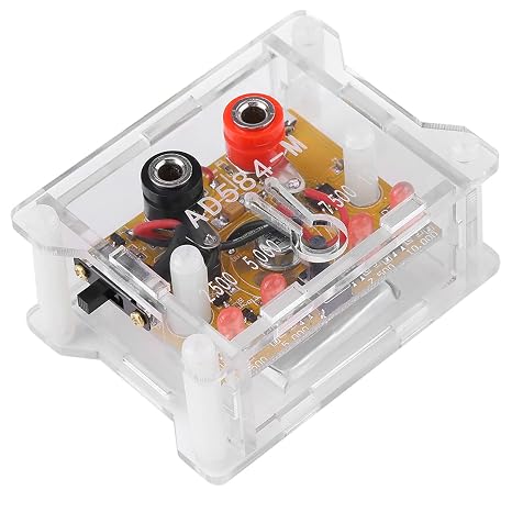AD584KH Voltage Reference Module, 4 Channel Calibration Board with Transparent Housing for Electronics Engineers and Hobbyists 92g