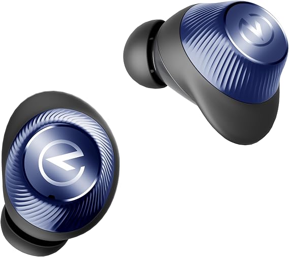 NTS02 True Wireless Earbuds,Bluetooth 5.3,ENC Noise Cancelling Headphones with Built-in Mic,Sports Earphones for Running and Workout,IPX5 Waterproof,42H Playtime,Black&Blue