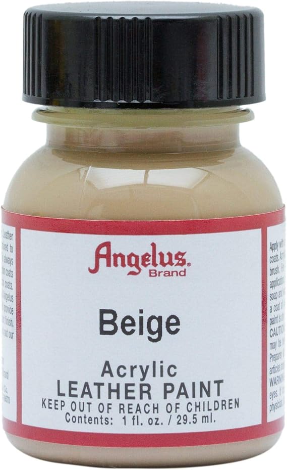 Angelus Acrylic Leather Paint - 1 Ounce, Beige