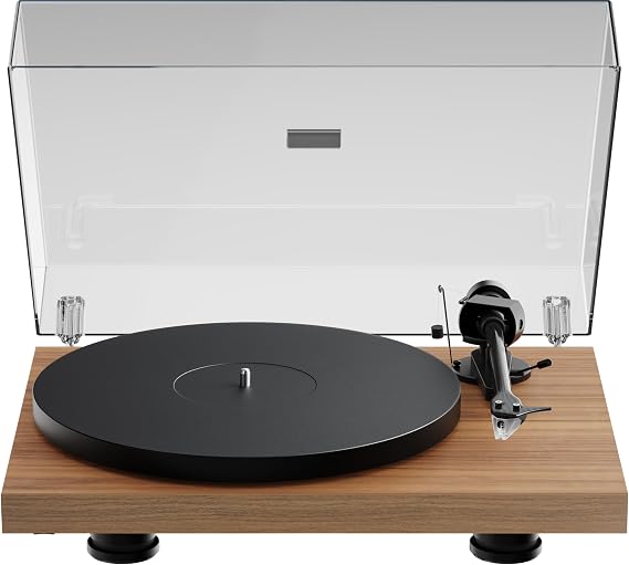 Pro-Ject Debut EVO 2, Next Generation Audiophile Turntable with Carbon Fiber tonearm, Electronic Speed Selection and pre-Mounted Pick it MM EVO Cartridge, Made in Europe (Walnut)