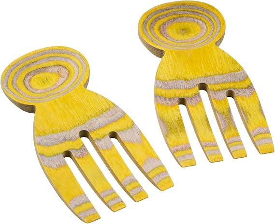 Pakkawood Salad Hands, Lemon