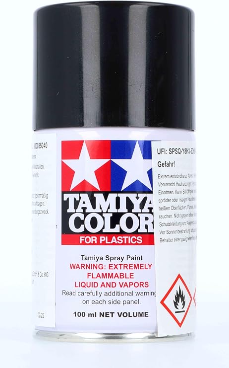 Tamiya TS-40 Metallic Black Spray Lacquer