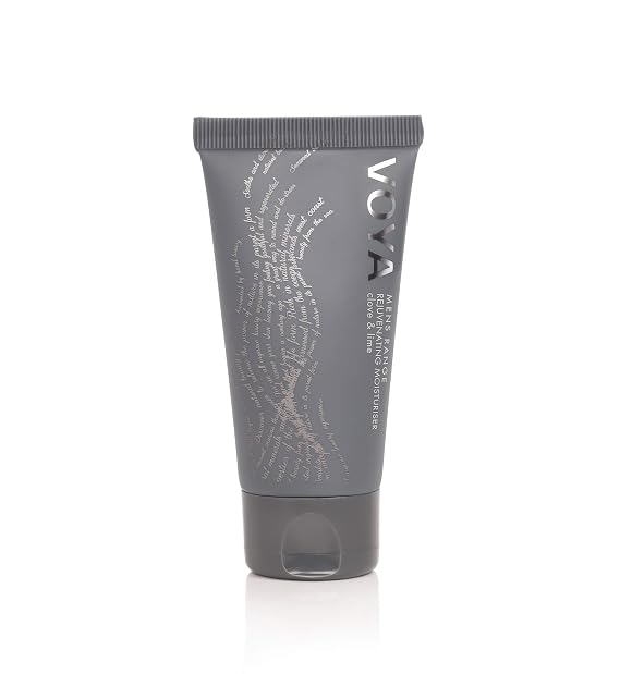 Voya Men's Rejuvenating Moisturizer, 1.7 fl oz (50ml), Clove & Lime Hydrating Face Moisturizer for Men